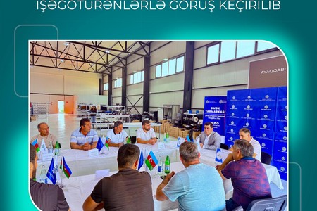 “Laçın Aqro-Sənaye Parkı”nda fəaliyyət göstərən işəgötürənlərlə görüş keçirilib