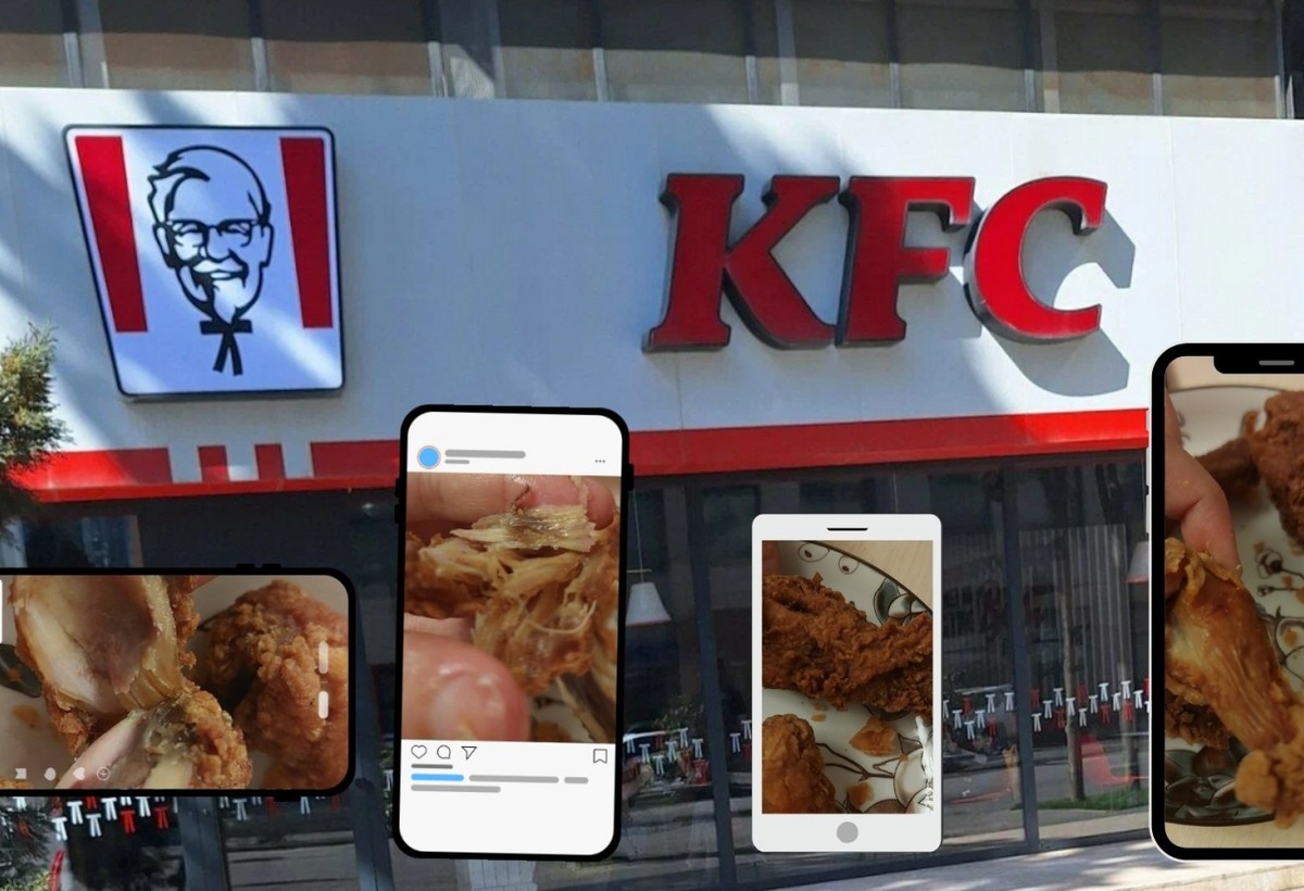 Port Baku KFC-də müştəriyə köhnə və iylənmiş toyuq əti satılıb - FOTO