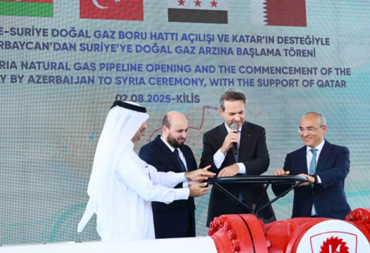 Azərbaycan qazının Türkiyə üzərindən Suriyaya ixracına başlanılıb