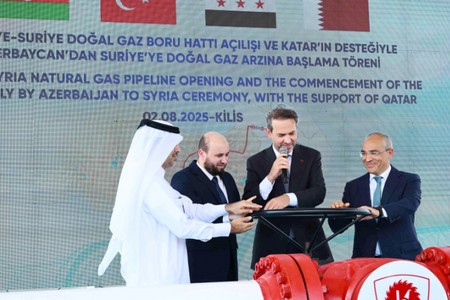 Azərbaycan qazının Türkiyə üzərindən Suriyaya ixracına başlanılıb