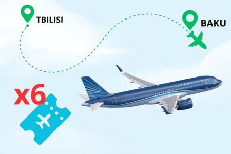AZAL Bakı-Tbilisi istiqaməti üzrə qayıdış biletini gediş biletindən 6 dəfə baha təklif edir