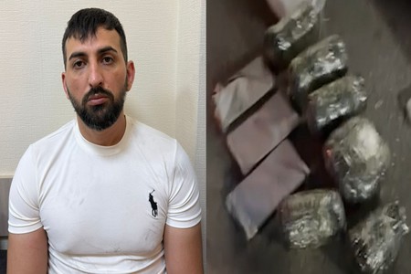 Nəsimi rayonunda 11 kiloqram narkotik vasitə dövriyyədən çıxarılıb - VİDEO