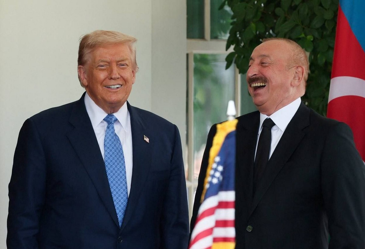 Donald Trampla İlham Əliyevin görüşü başlayıb - VİDEO