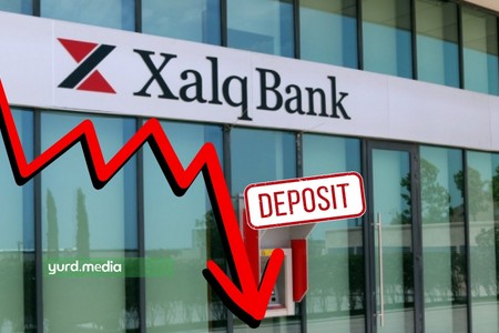 “Xalq Bank” depozit portfelinin mənfi dinamikasına görə öndə gedir