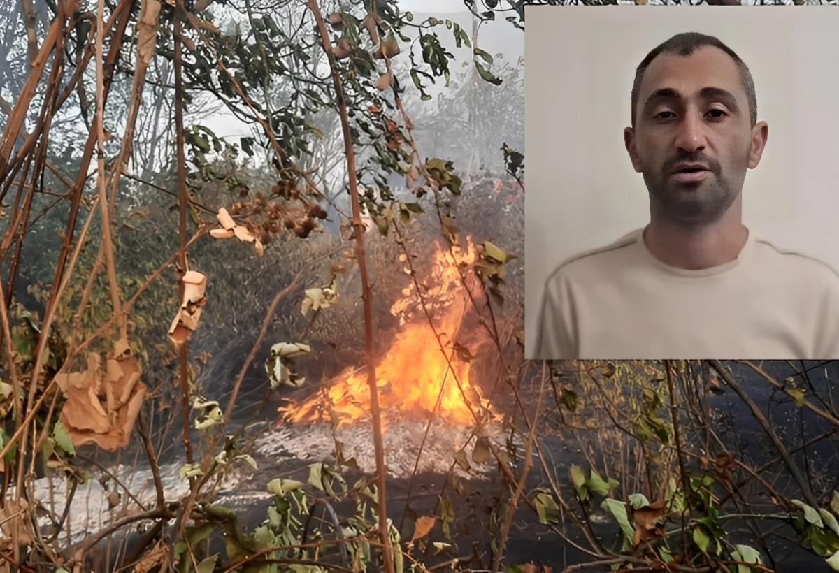 Xocavənddə doğmalarının məzarını ziyarət edən şəxs yanğına səbəb olub