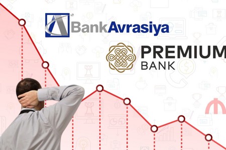 “Premium Bank” və “Bank Avrasiya”nın öhdəlikləri azalıb