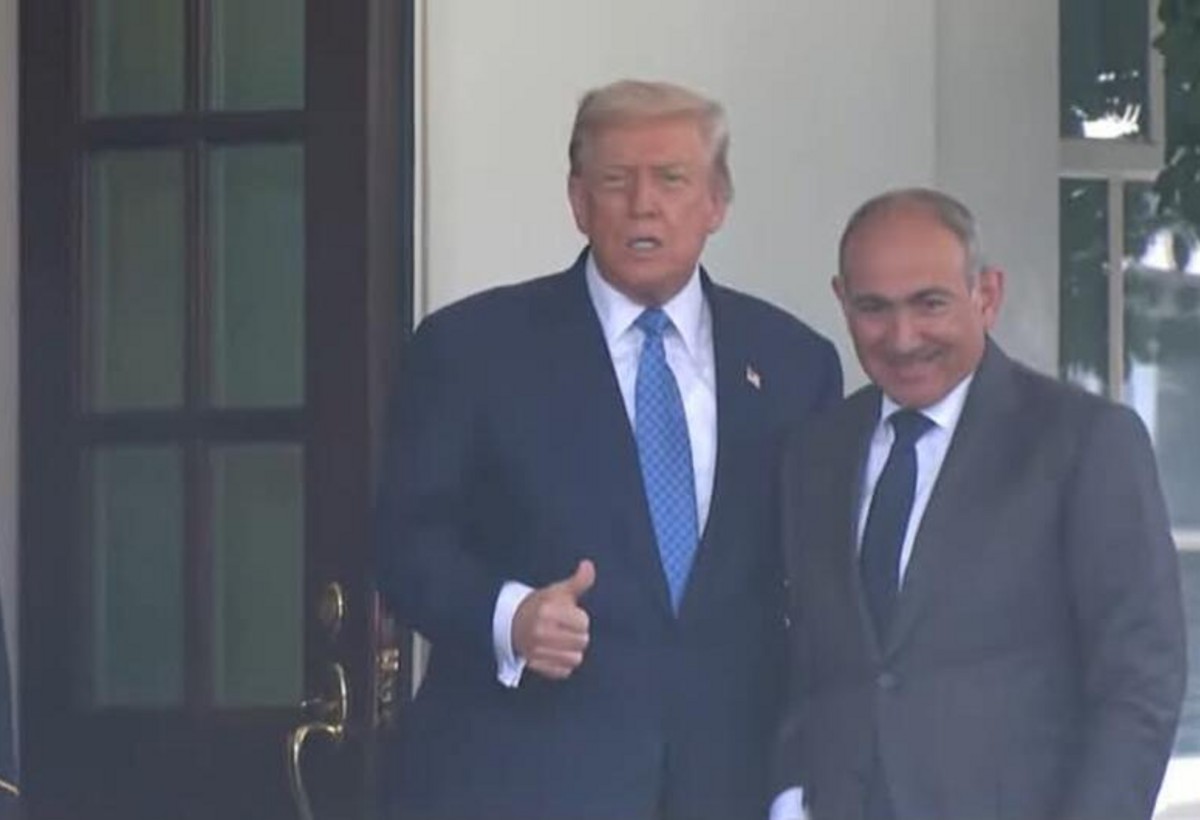 Donald Trampla Nikol Paşinyanın görüşü keçirilib - VİDEO