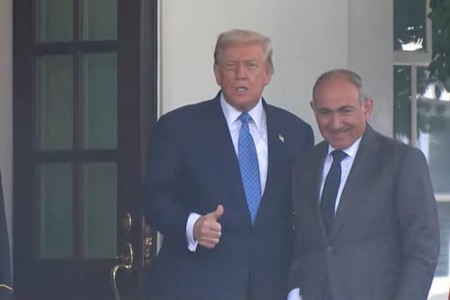 Donald Trampla Nikol Paşinyanın görüşü keçirilib - VİDEO