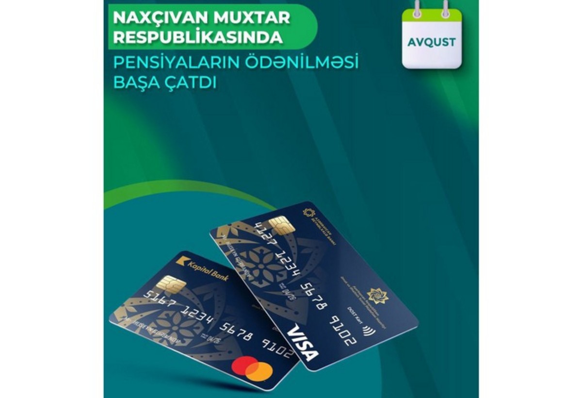 Naxçıvanda pensiyalar  ödənildi