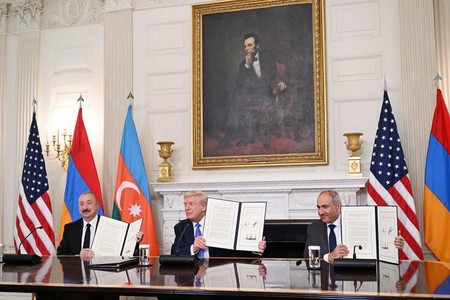 İlham Əliyev sosial media hesabında Vaşinqton görüşü ilə bağlı paylaşım edib