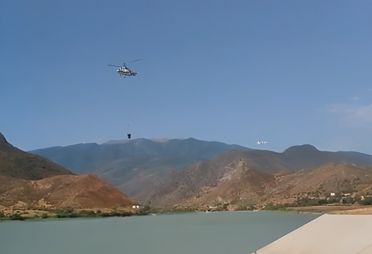 Ağdərədə YANĞIN: Helikopterlər cəlb olundu - VİDEO