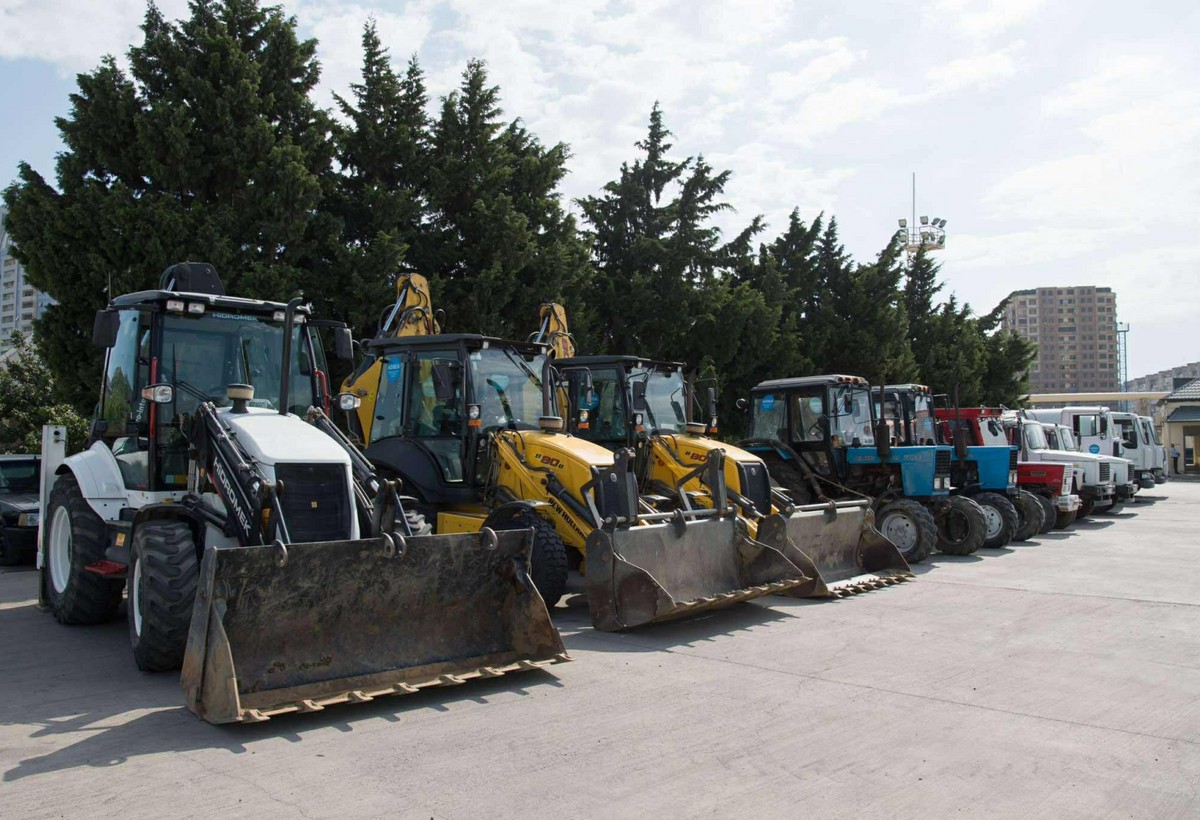 İri Şəhərlərin Birləşmiş Su Təchizatı Xidmətinin idarəsində texnikalara baxış keçirildi