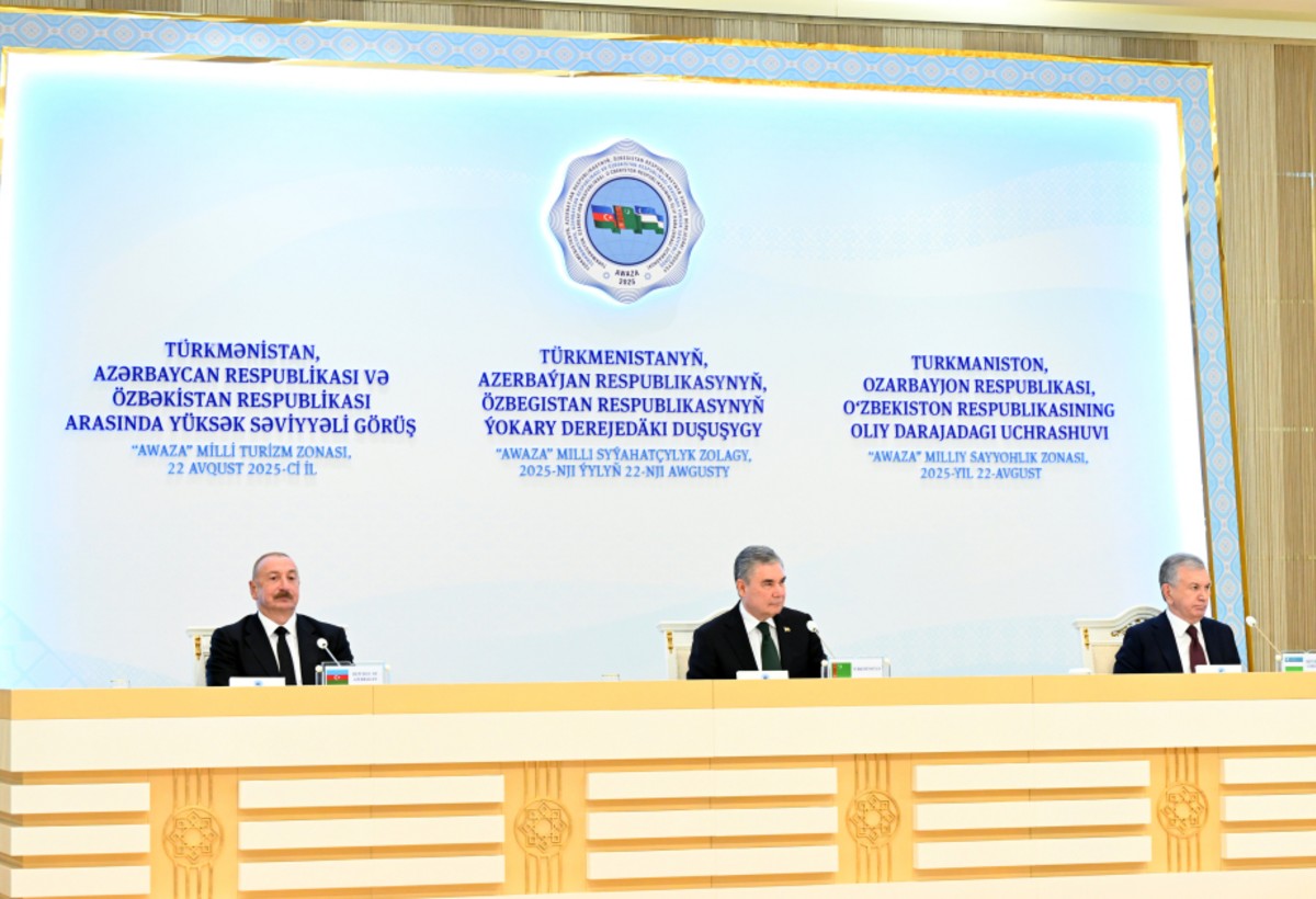 Azərbaycan, Türkmənistan və Özbəkistan liderlərinin iştirakı ilə sənədlər imzalanıb - YENİLƏNİB