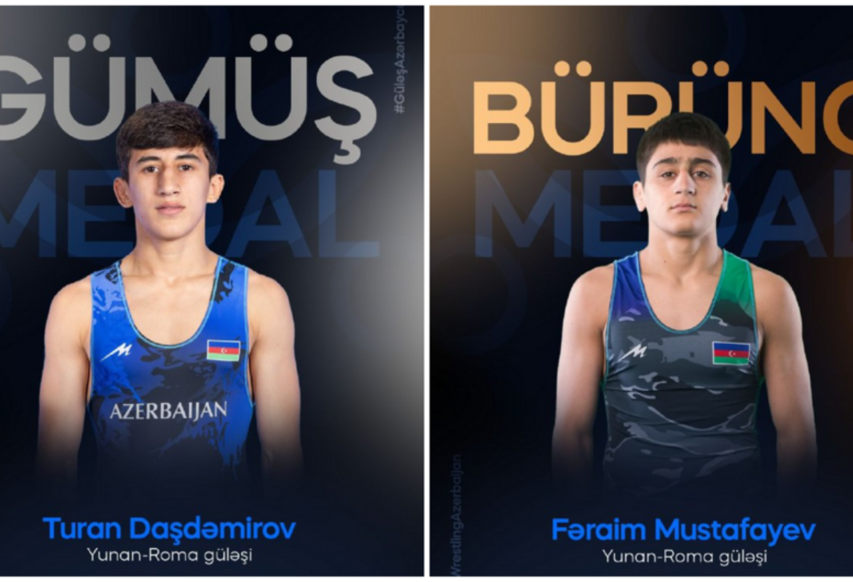Azərbaycan güləşçiləri dünya çempionatında daha 2 medal qazanıblar