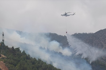 Xocavənddə YANĞIN: Helikopter cəlb olunub
