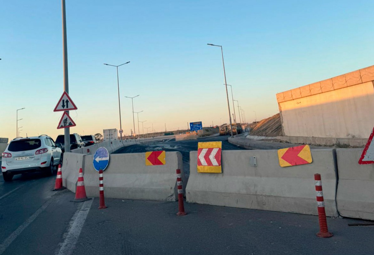 Sürücülərin sevinci uzun çəkmədi: 10 ay əvvəl açılan yol təmirə bağlandı