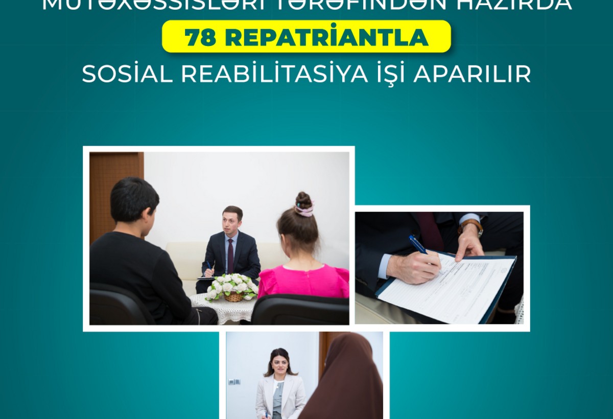 Bu şəxslərlə sosial reabilitasiya işi aparılır