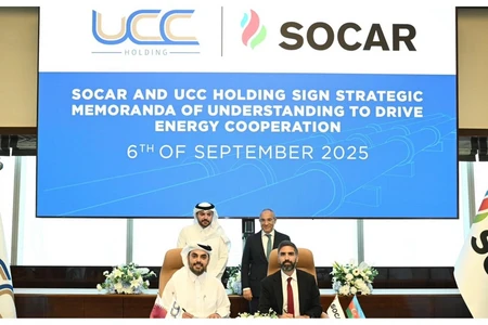 SOCAR və Qətərin UCC holdinqi Anlaşma Memorandumu imzalayıb