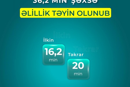 Son 8 ayda neçə nəfərə əlillik təyin olunub?