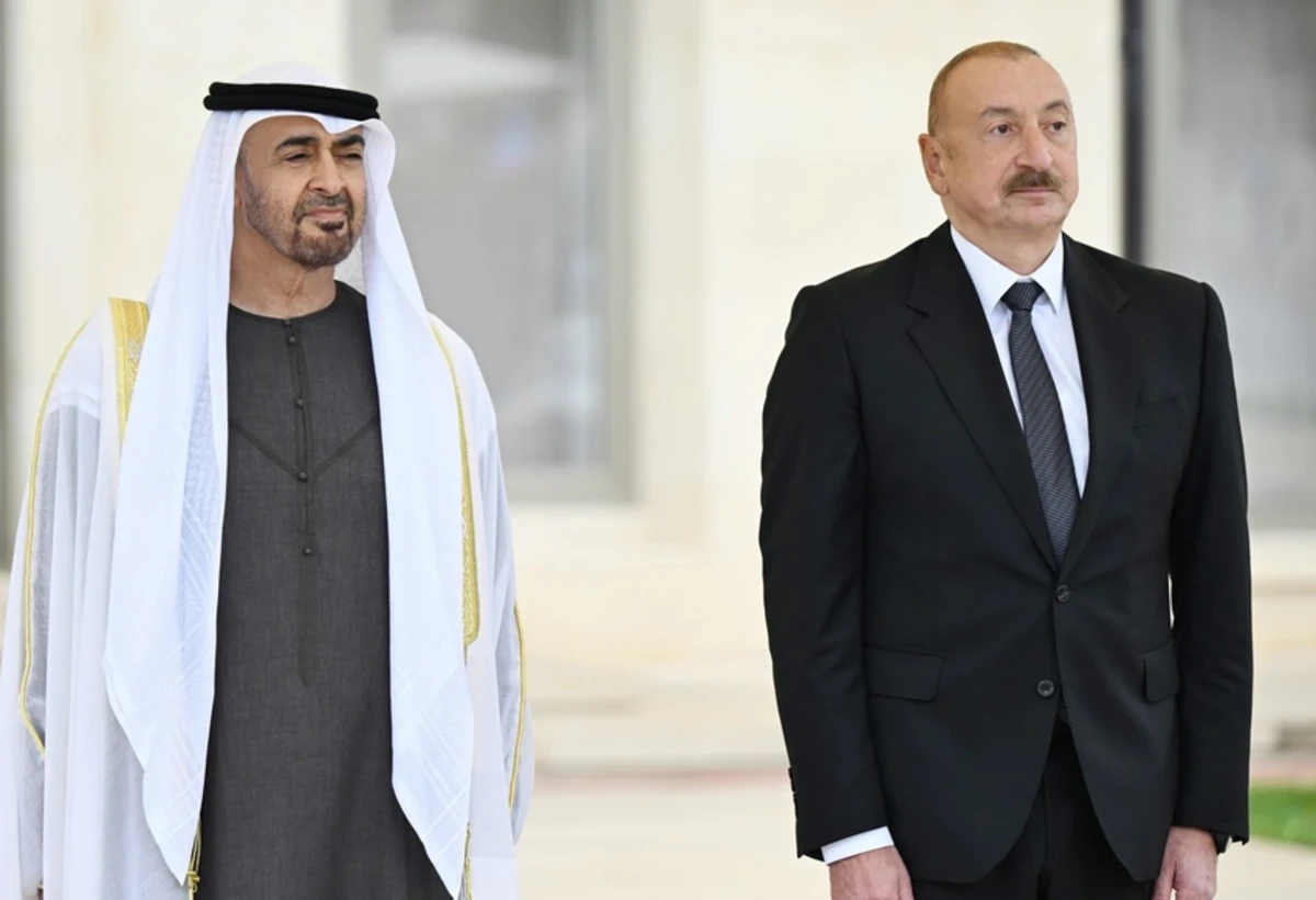 Birləşmiş Ərəb Əmirliklərinin Prezidentinin Şuşada rəsmi qarşılanma mərasimi olub