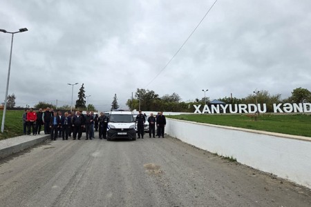 Azad olunan torpaqlarda şəhidlərimizin ruhuna ehtiram - FOTO