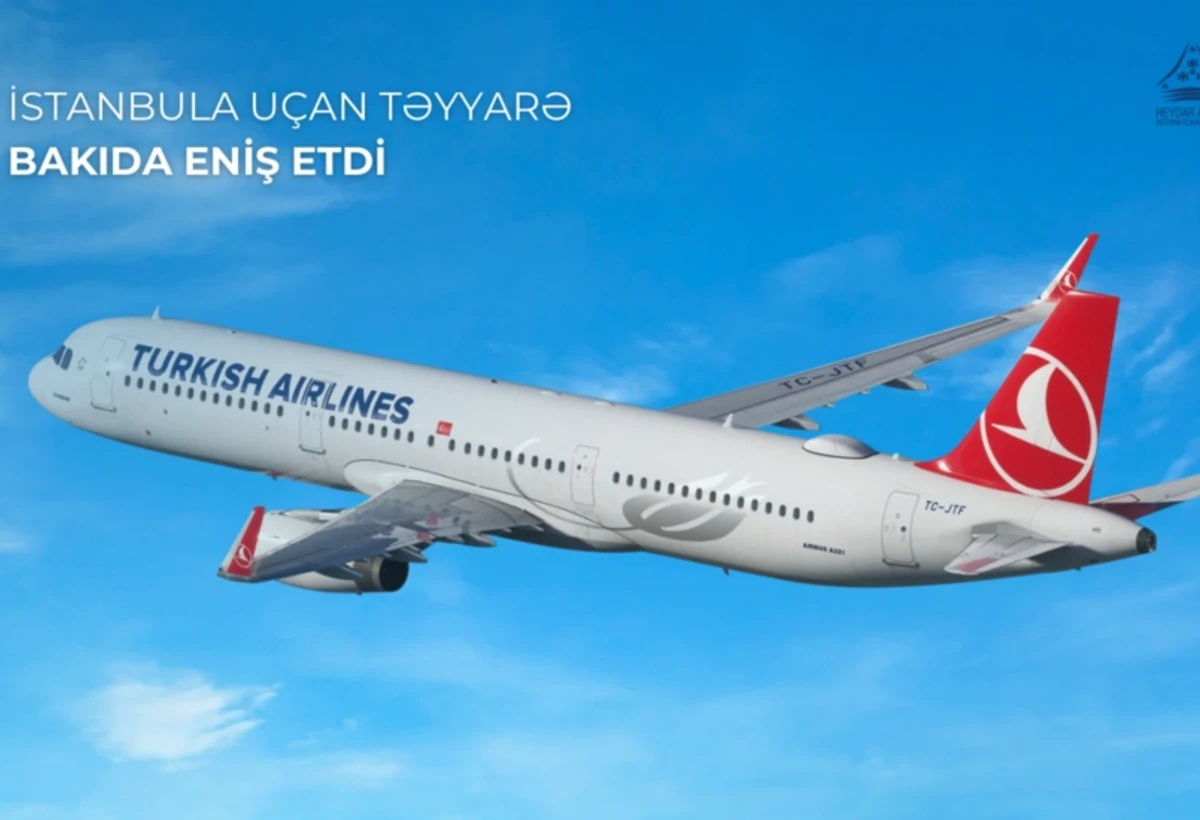İstanbula uçan təyyarə Bakıda məcburi eniş edib
