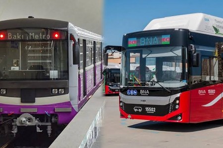 Azərbaycanda avtobus və metroda gediş haqqı qaldırılıb