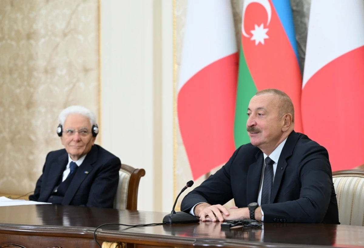 Azərbaycan Prezidenti: İqtisadi sahədə İtaliya bizim üçün birinci ticarət tərəfdaşıdır