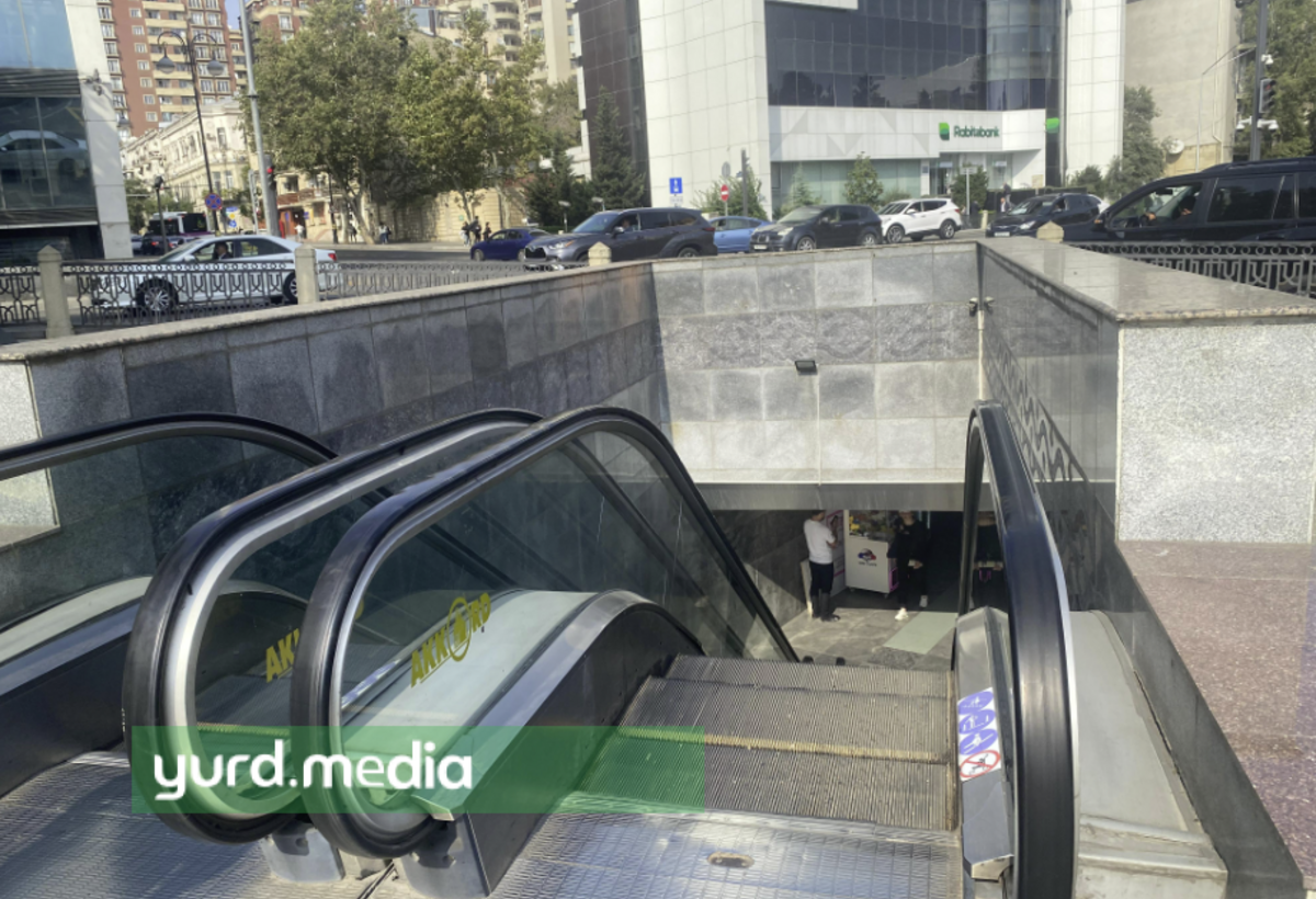 Bakının mərkəzində bitməyən eskalator problemi - FOTO