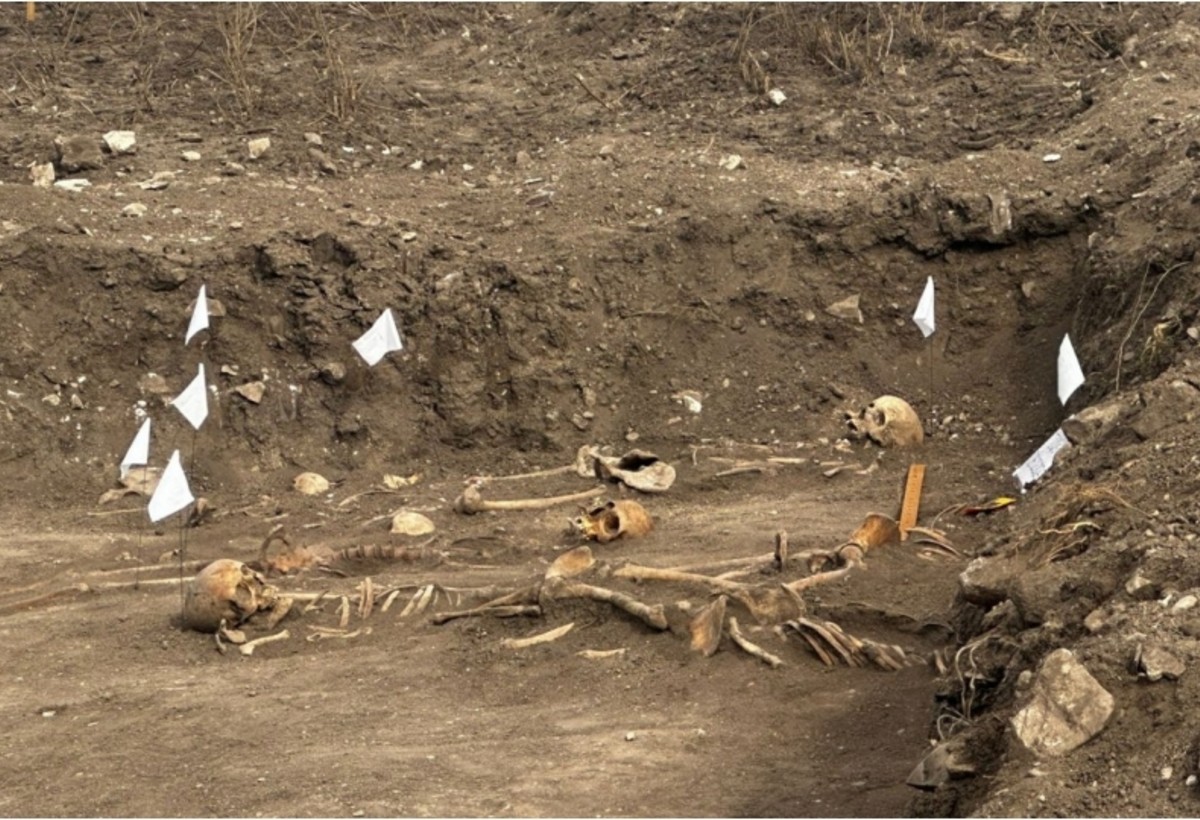 Ağdərədə hərbçilərimizin qalıqları tapılıb