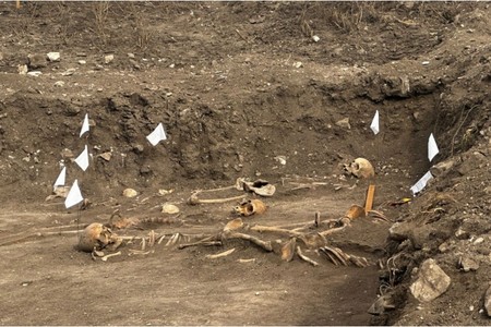 Ağdərədə hərbçilərimizin qalıqları tapılıb