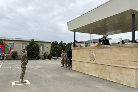 Hərbi Dəniz Qüvvələrində buraxılış mərasimi keçirilib