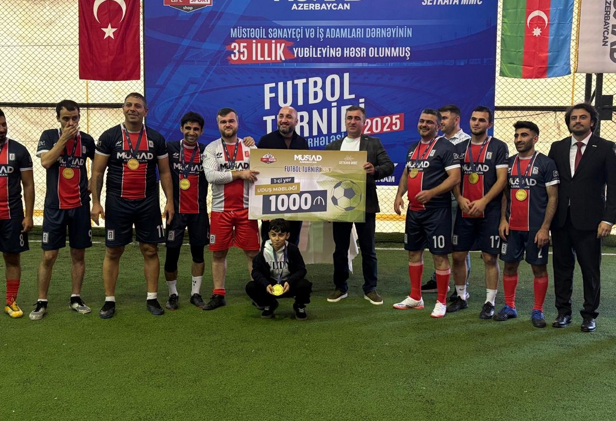 MÜSİAD üzvləri arasında futbol turniri yekunlaşdı