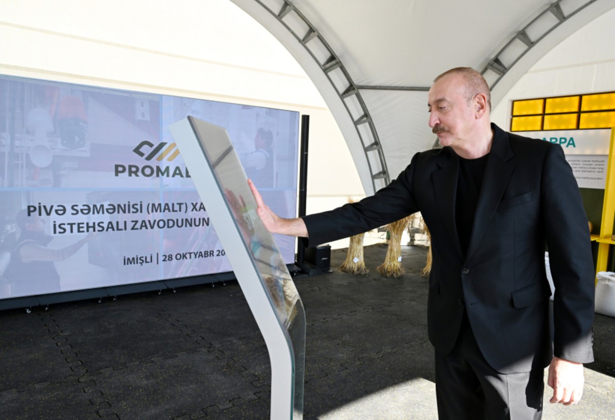 İmişlidə yeni arpa emalı müəssisəsi - FOTO