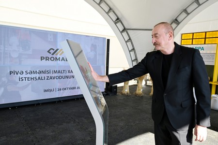 İmişlidə yeni arpa emalı müəssisəsi - FOTO