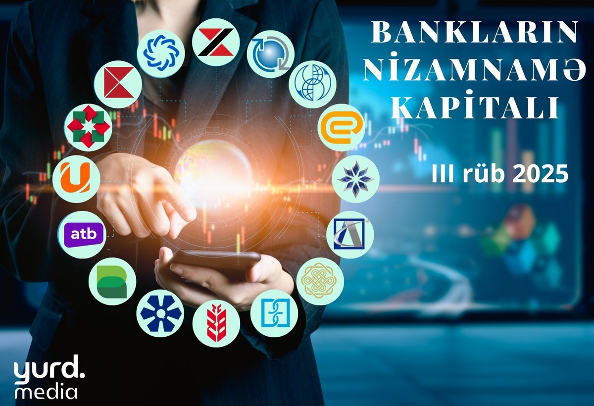 Azərbaycanda 5 bankın nizamnamə kapitalı 300 milyon manatdan çoxdur