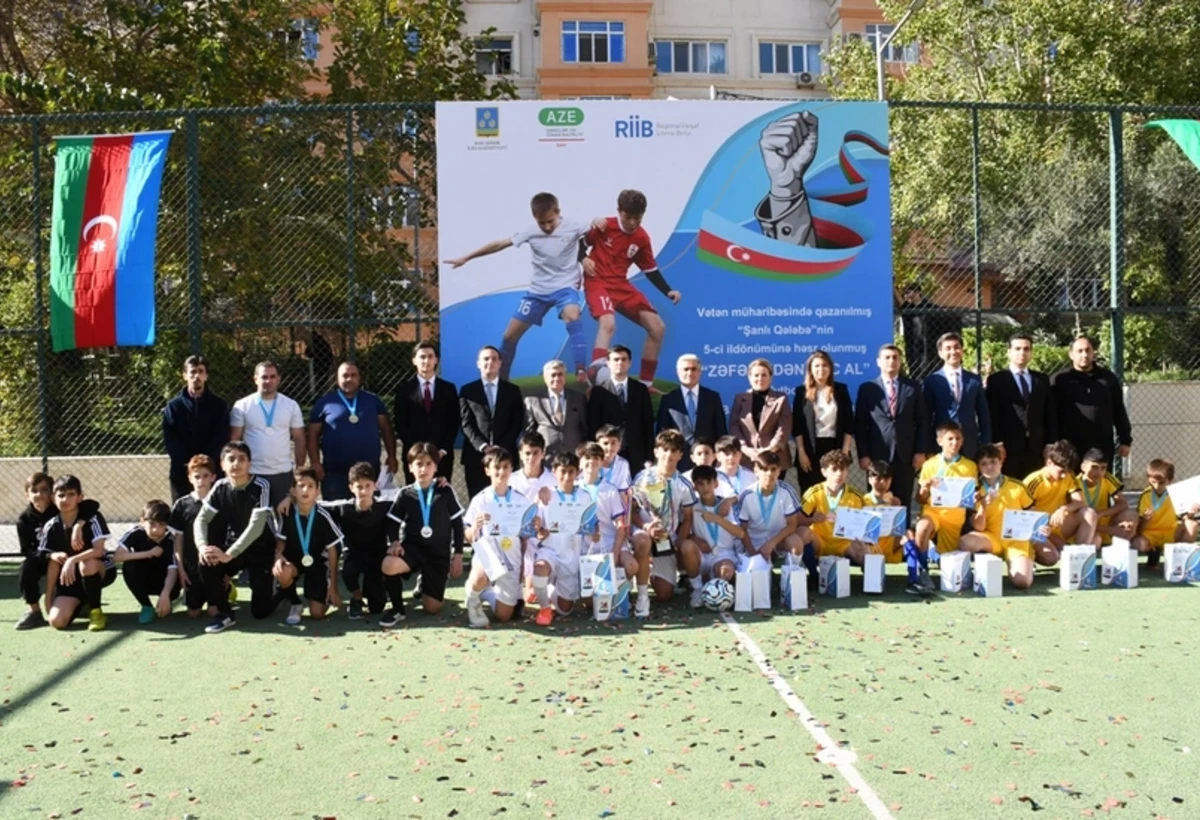 Bakıda Leyla Əliyevanın təşəbbüsü ilə keçirilən minifutbol turniri yekunlaşıb