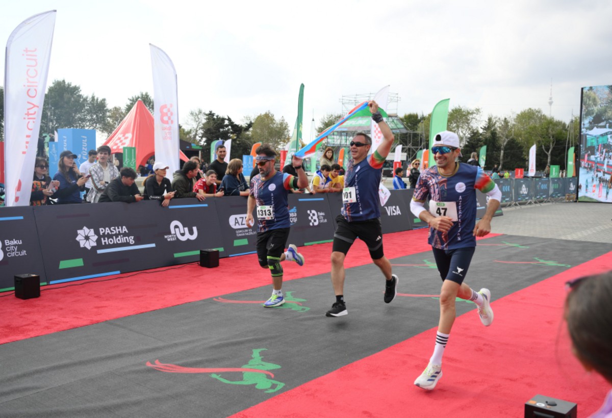 Bakıda 5-ci Qələbə qaçışı - FOTO