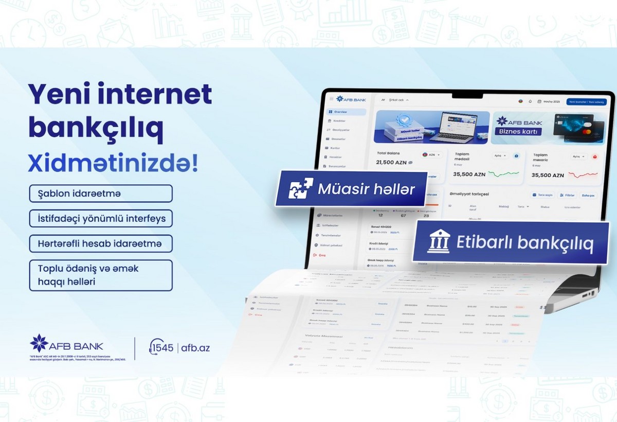 AFB Bankdan yeni internet bankçılıq