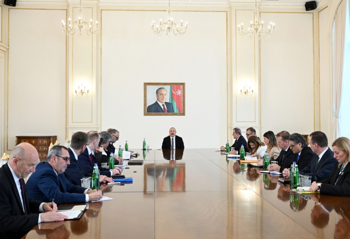 NATO nümayəndə heyəti İlham Əliyevin qəbulunda - FOTO