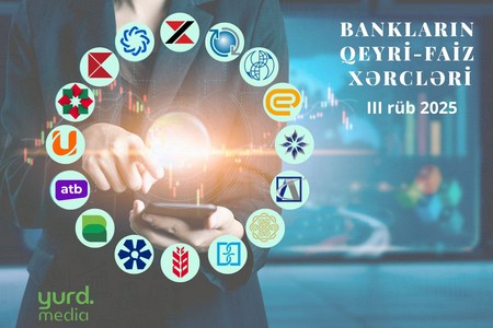 Azərbaycanda 5 bankın 9 aylıq qeyri-faiz xərcləri 90 milyon manatdan çoxdur