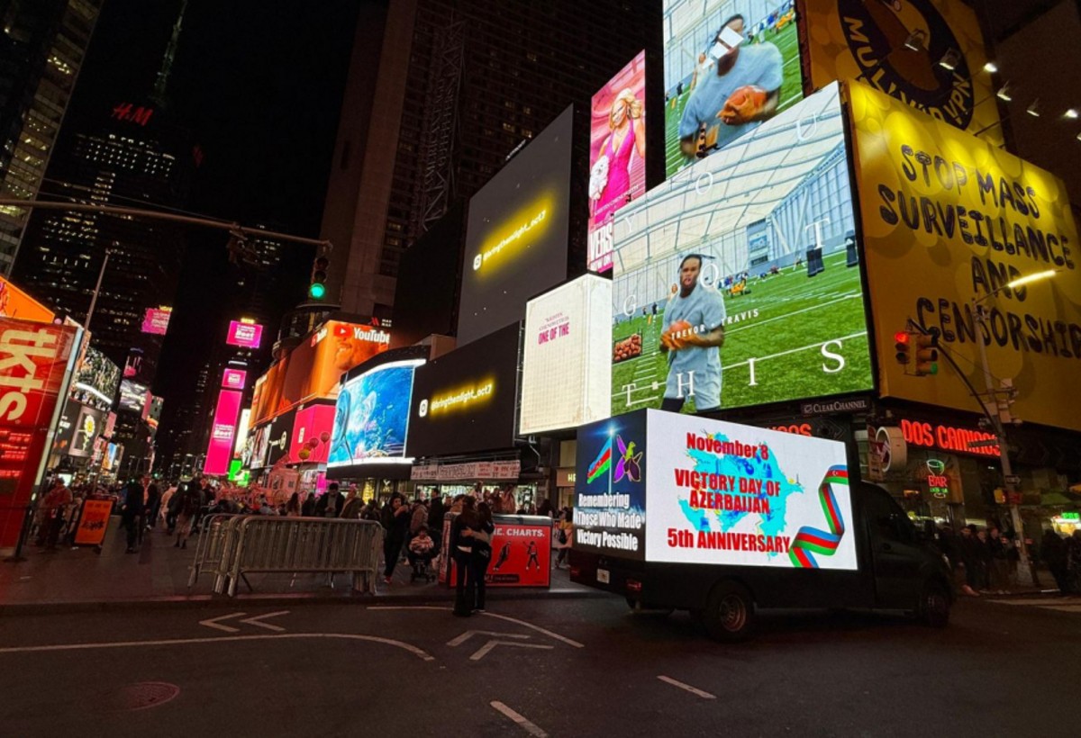 ABŞ-nin şəhərlərində Zəfər Günü kampaniyası - FOTO