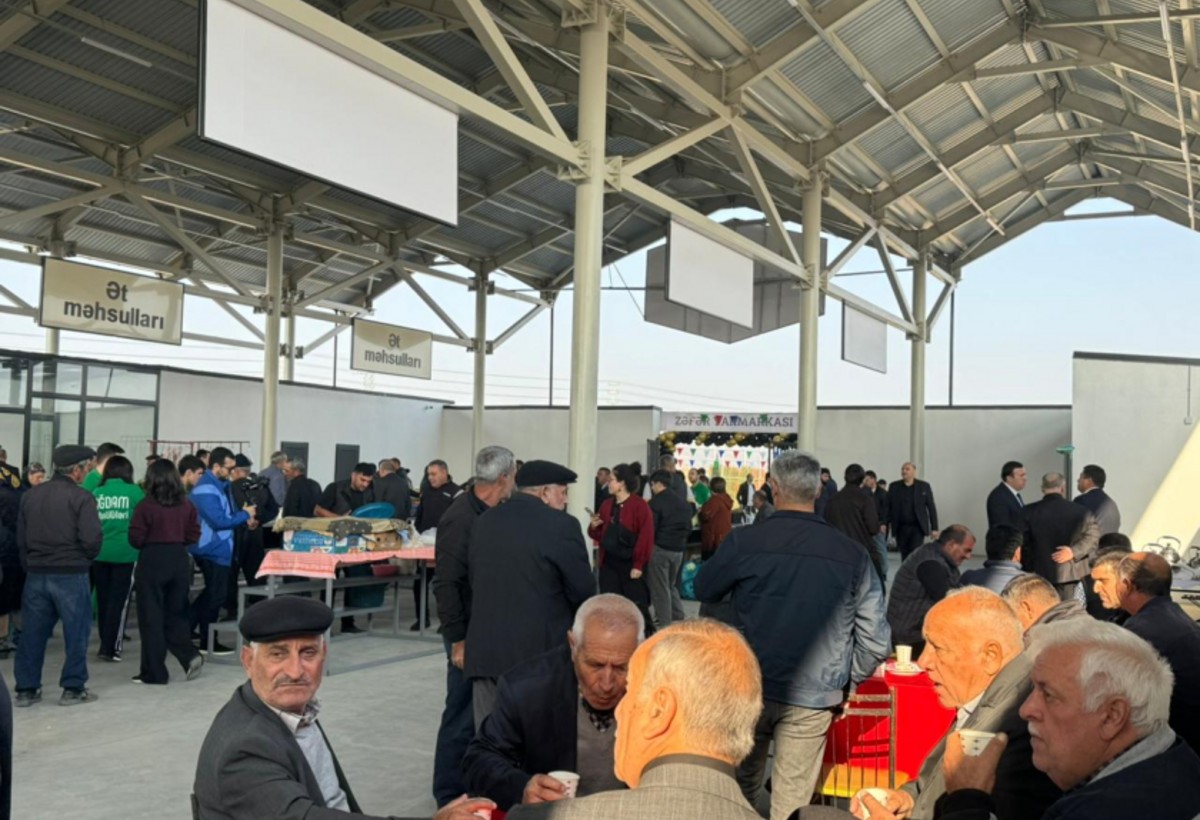 Kəngərlidə bazar açılıb, Zəfər yarmarkası keçirilib