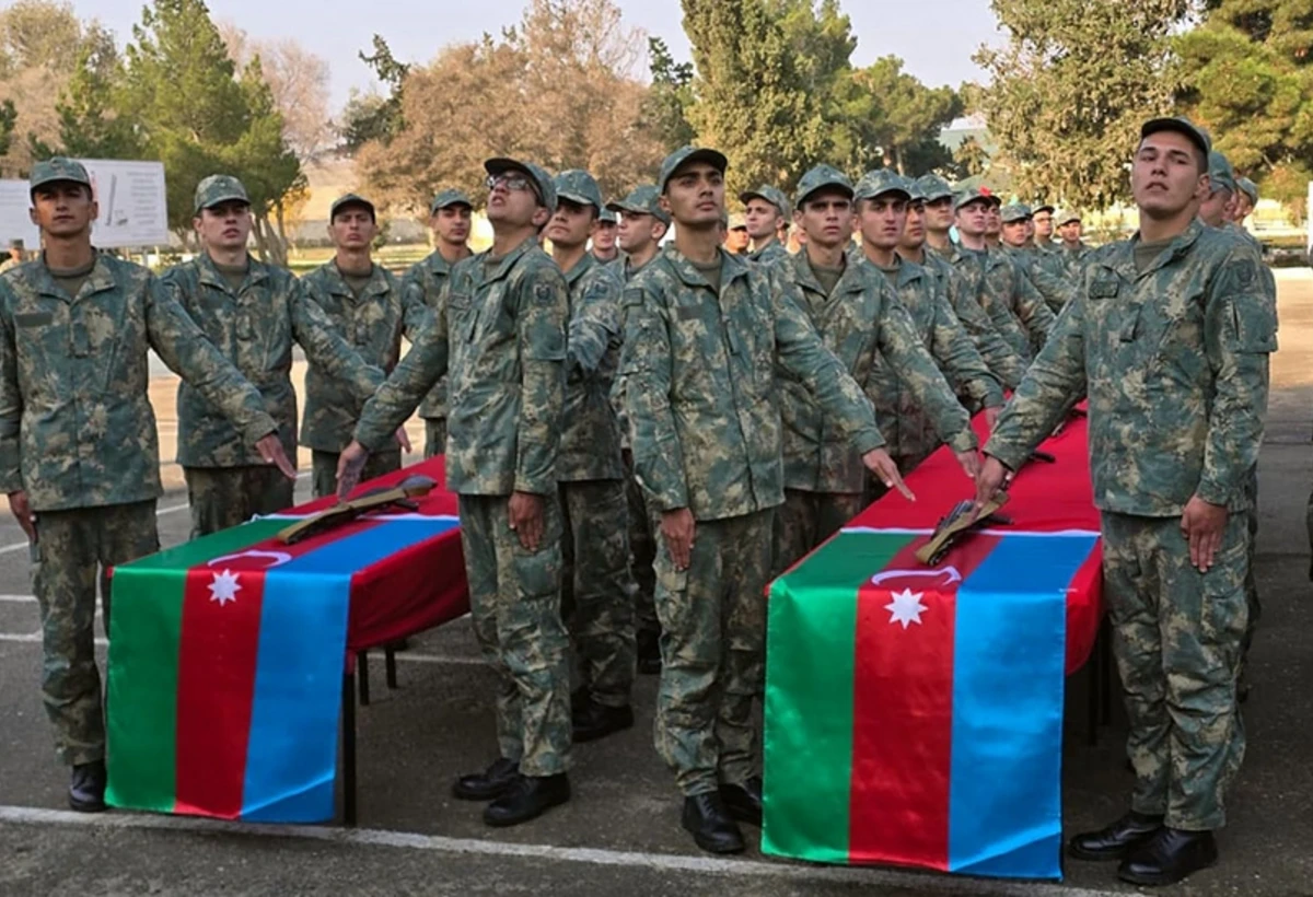 Azərbaycan Ordusunda andiçmə mərasimləri keçirilib - VİDEO