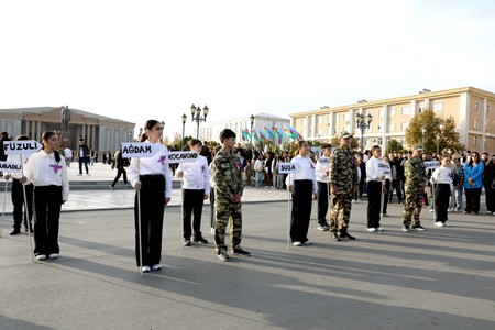 Naxçıvanda Qələbənin 5-ci ildönümü münasibətilə rəsm sərgisi olub