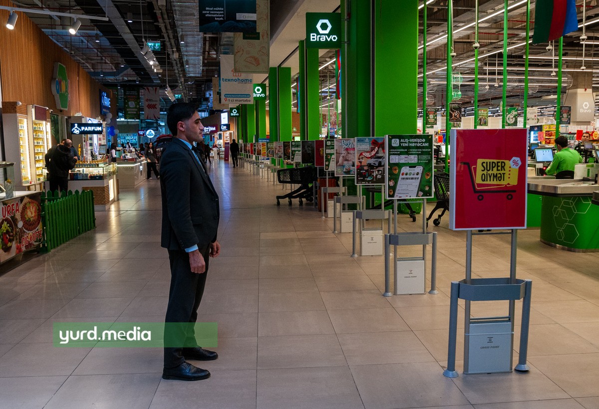 Bakıda böyük marketlərdə oğurluqla mübarizə necə aparılır?