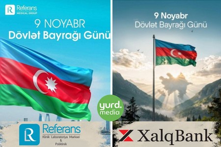 “Referans Klinikası” da Xalq Bank kimi Dövlət Bayrağına hörmətsizlik edib - FOTO