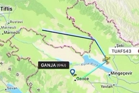 Qəzaya düşən təyyarə Gəncəyə bu gün gəlibmiş - VİDEO