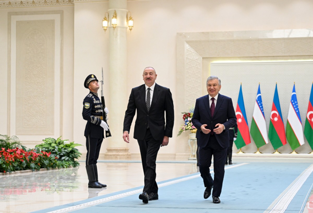Daşkənddə Azərbaycan və Özbəkistan prezidentləri arasında GÖRÜŞ - FOTO