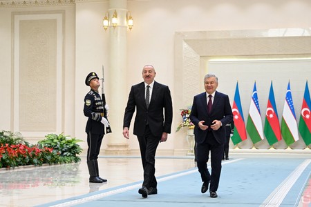 Daşkənddə Azərbaycan və Özbəkistan prezidentləri arasında GÖRÜŞ - FOTO